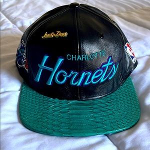 Charlotte Hornets Leather Just Don Hat